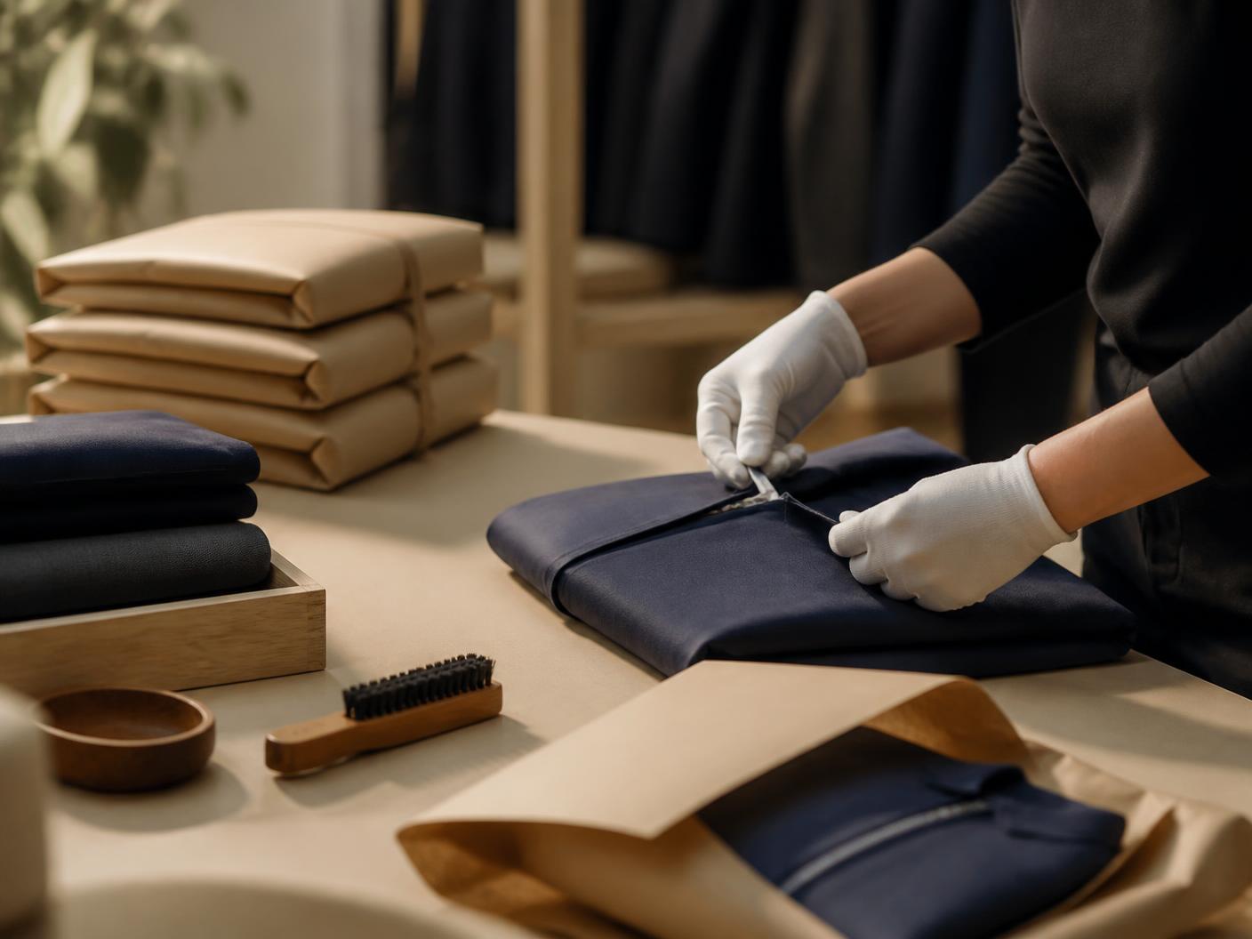 Eco-friendly packaging and quality inspection